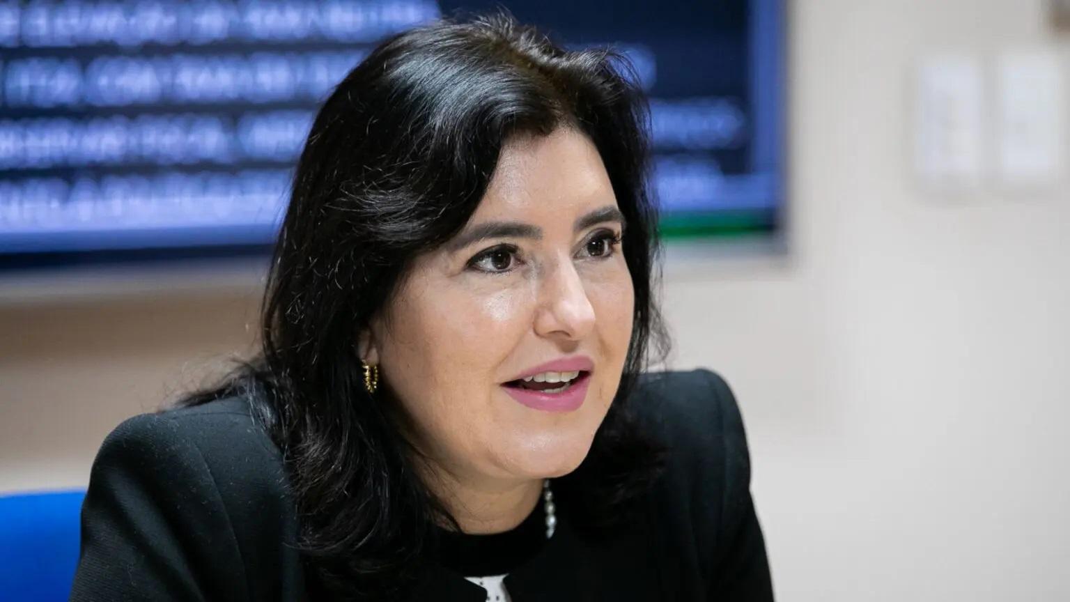 Simone Tebet vai ao Congresso discutir Orçamento de 2024 Simone Tebet vai ao Congresso discutir Orçamento de 2024