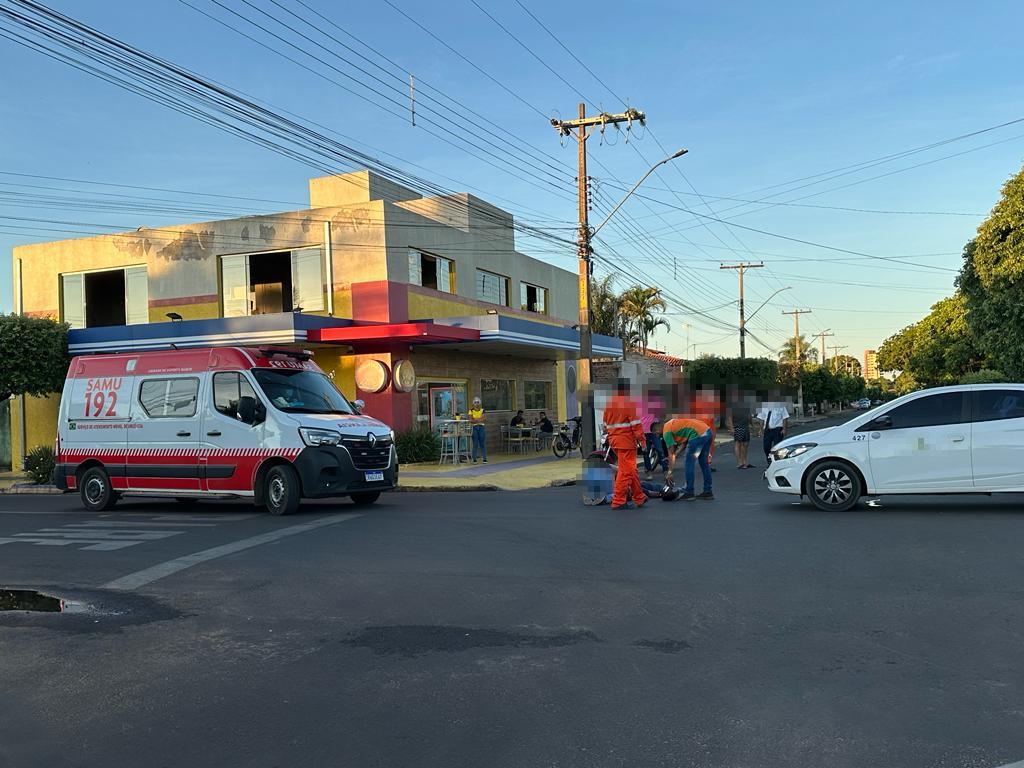 Acidente no Santos Dumont mobiliza equipes da PM e SAMU 