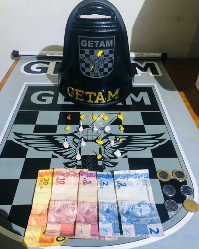 GETAM prende traficante durante rondas na Praça Ramez Tebet
