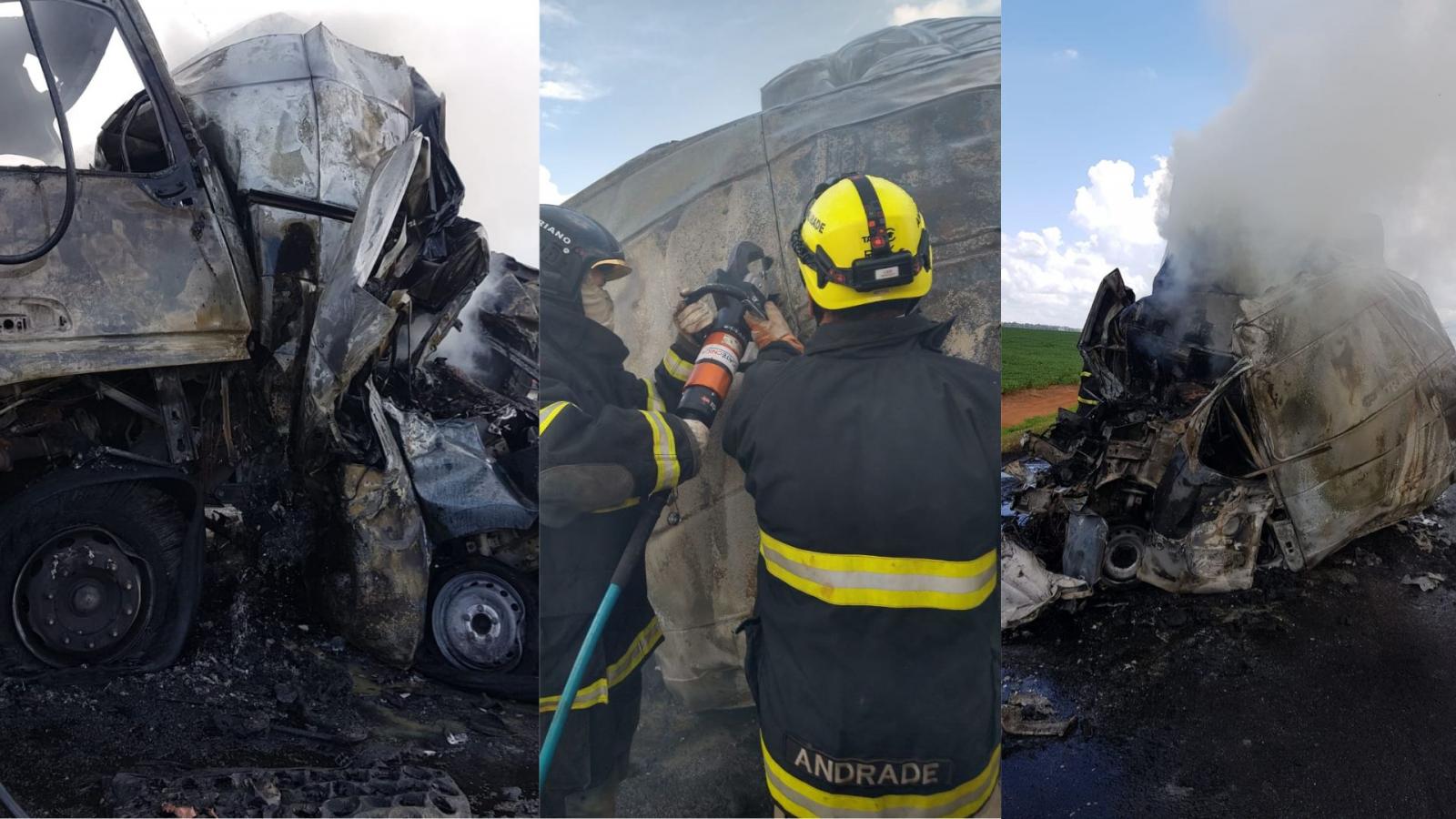 Motorista de van morto carbonizado em engavetamento na MS-306 tinha 29 anos Motorista de van morto carbonizado em engavetamento na MS-306 tinha 29 anos
