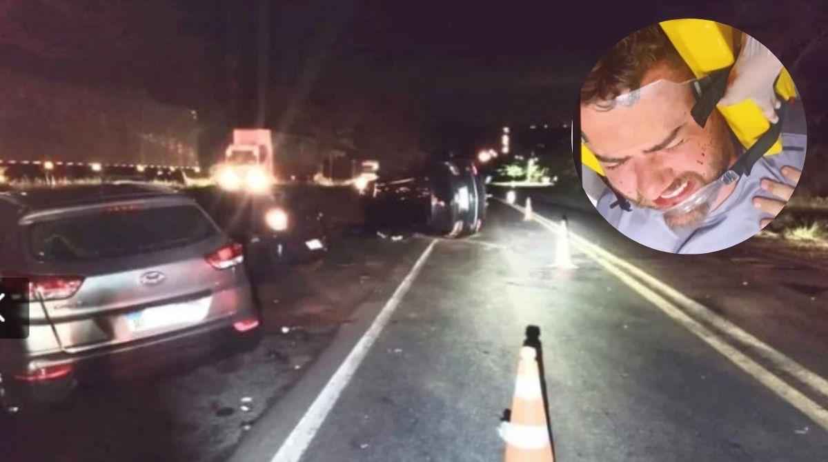 'Três carros e uma carreta': PRF dá detalhes de como aconteceu o acidente do cantor Zé Neto