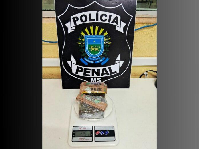 Durante vistoria, policiais penais localizam porções de maconha no interior do presídio de Três Lagoas