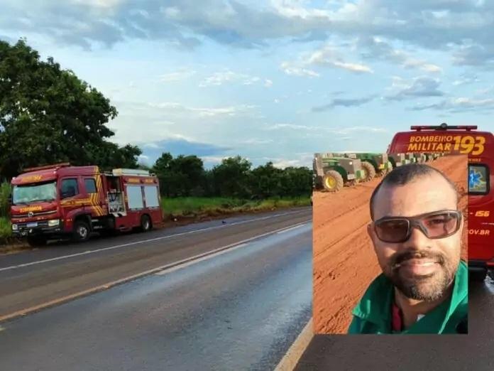 Motociclista vem a óbito após colisão com carro na BR 158 em Três Lagoas