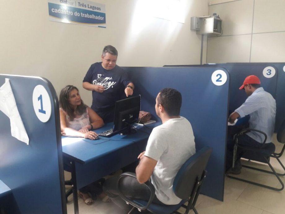 Semana começa com 85 vagas de emprego para Três Lagoas na Casa do Trabalhador