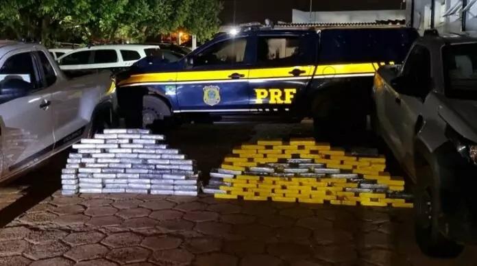 Mais de 200kg de cocaína são apreendidos pela PRF de Três Lagoas