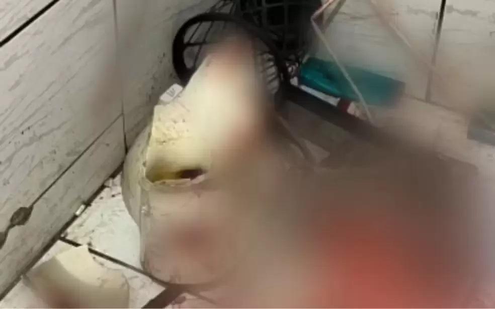 Mulher fica gravemente ferida após vaso sanitário quebrar em Goiás