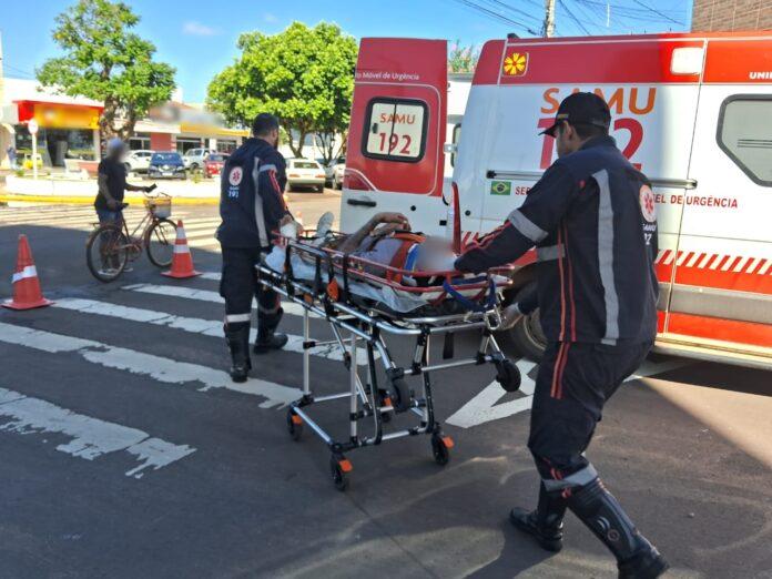 Trabalhador se desprende do cinto de segurança e sofre queda em prédio no Centro Trabalhador se desprende do cinto de segurança e sofre queda em prédio no Centro
