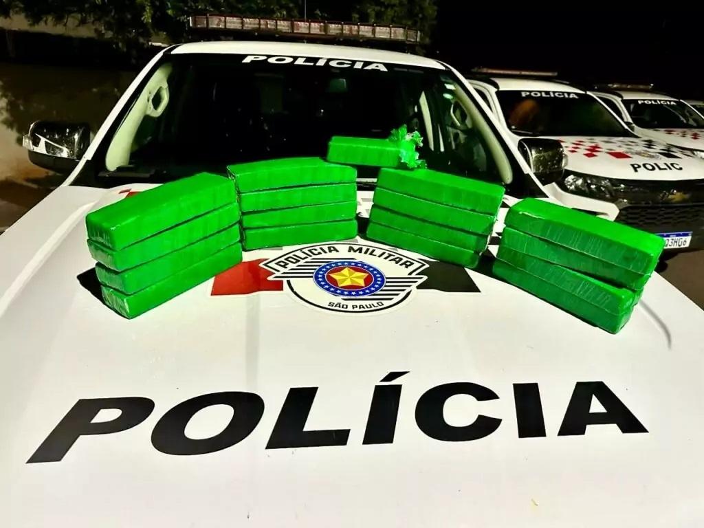 Traficantes três-lagoenses são presos com mais de 10kg de drogas em SP