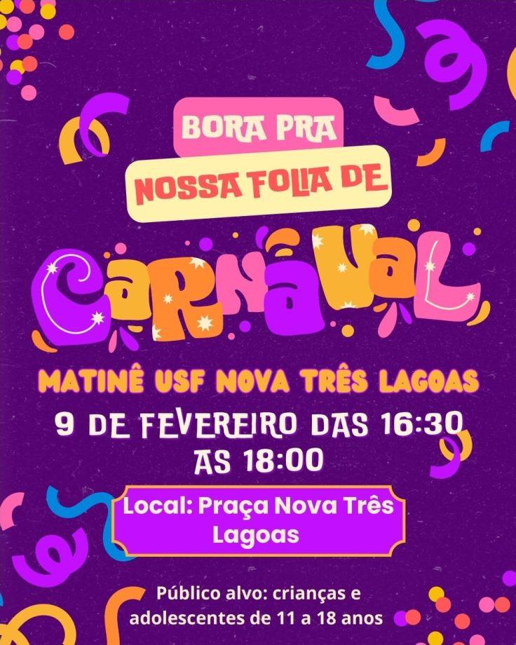 Unidade de Saúde do Bairro Nova Três Lagoas promove ação de saúde em clima de Carnaval