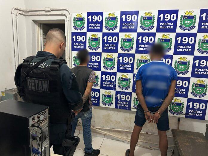 Usuário e suposto traficante são presos pela GETAM durante abordagem no Paranapungá