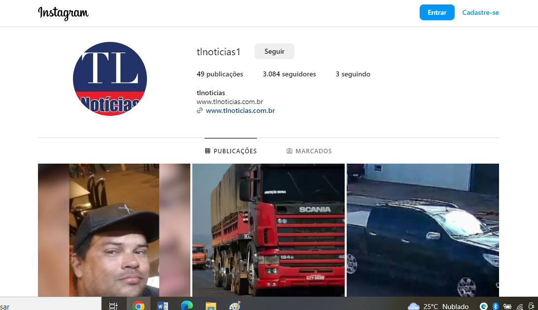 Siga as redes sociais do site TL Notícias no Instagram e Facebook Siga as redes sociais do site TL Notícias no Instagram e Facebook