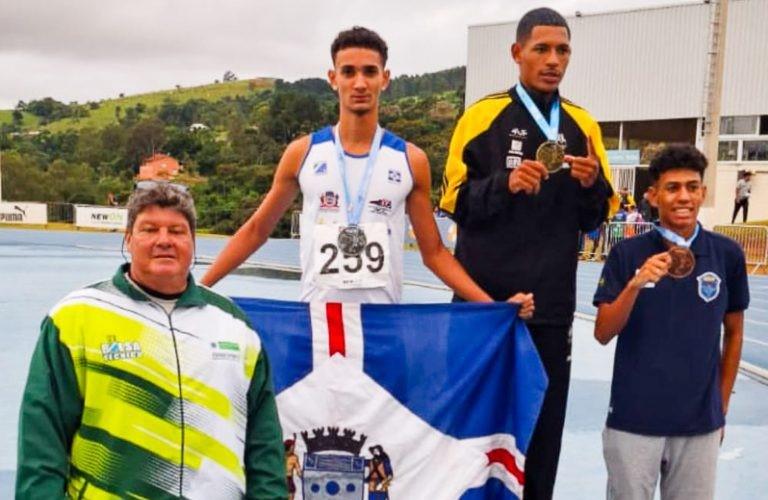 Atleta três-lagoense da SEJUVEL conquista prata e bronze na Copa Brasil de Atletismo