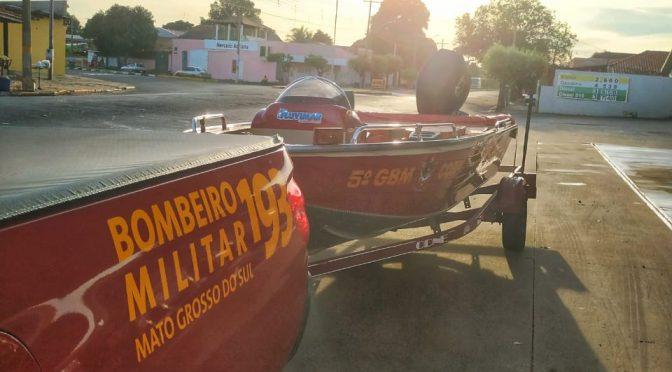 Bombeiros são chamados para atender afogamento na região de Três Lagoas 