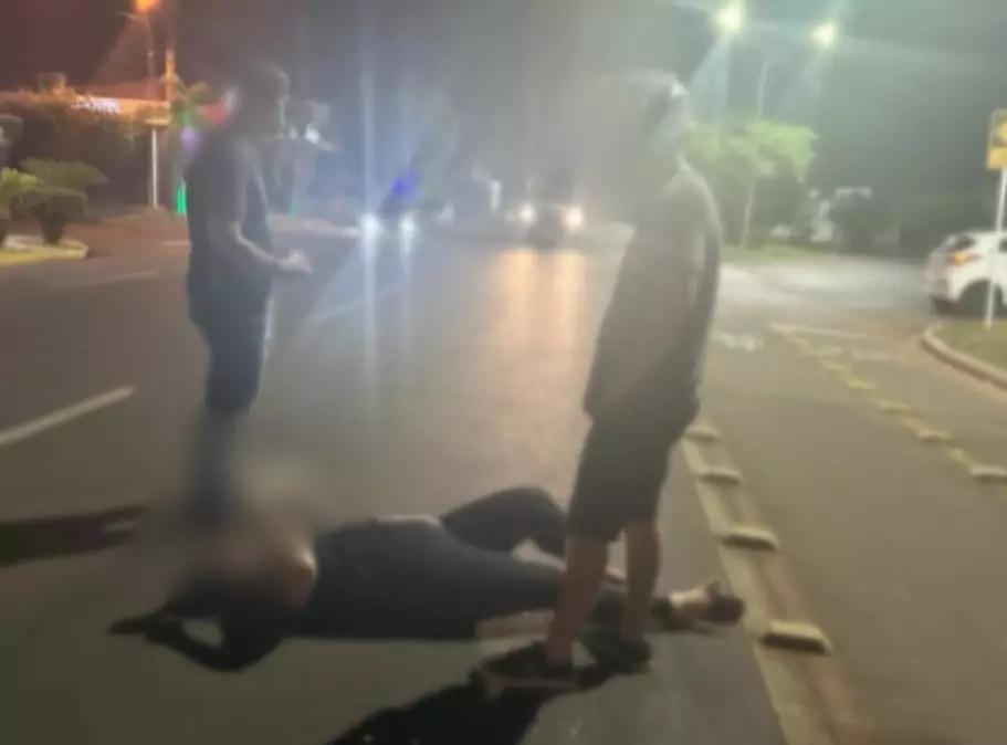 Gestante é atropelada ao atravessar avenida no Jardim Alvorada
