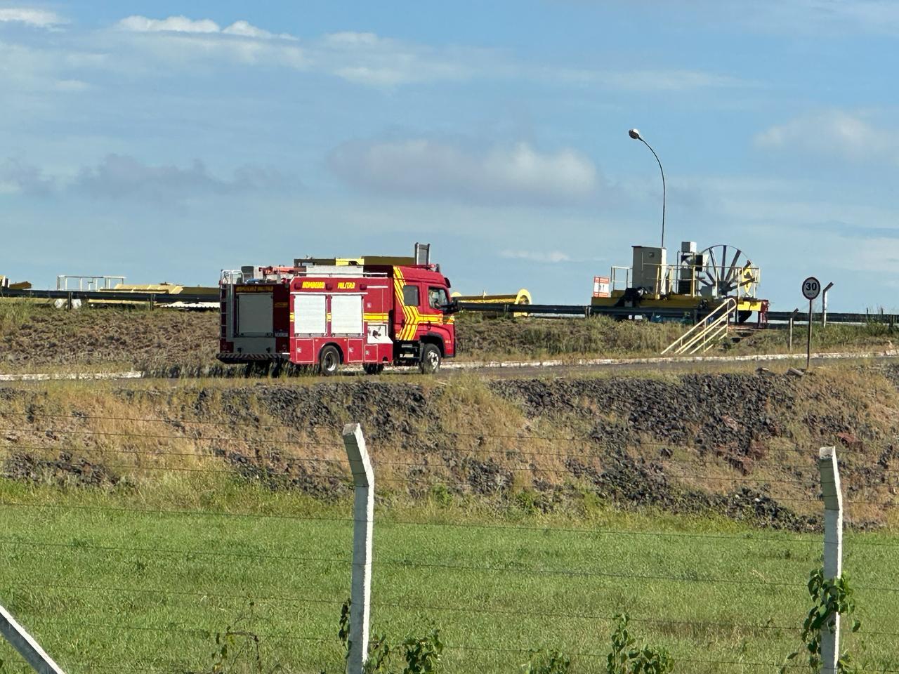 Homem que pulou em rio na Usina de Jupiá é resgatado pelos Bombeiros e SAMU