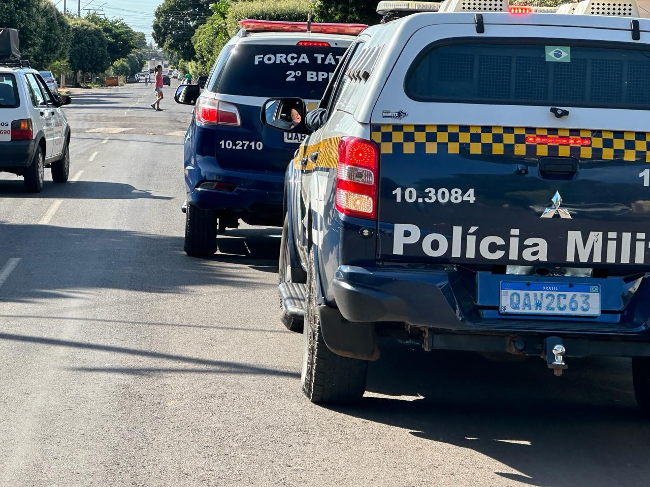 Polícia faz buscas para prender autor de dupla tentativa de homicídio ocorrida nesta manhã  