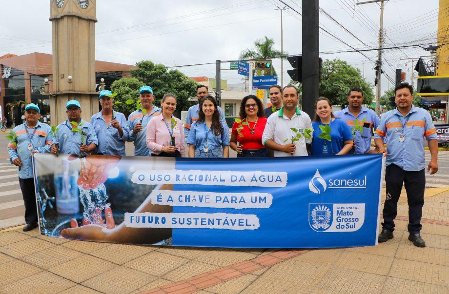 SMS em parceria com a Sanesul realizou blitz educativa em comemoração ao Dia Mundial da Água SMS em parceria com a Sanesul realizou blitz educativa em comemoração ao Dia Mundial da Água