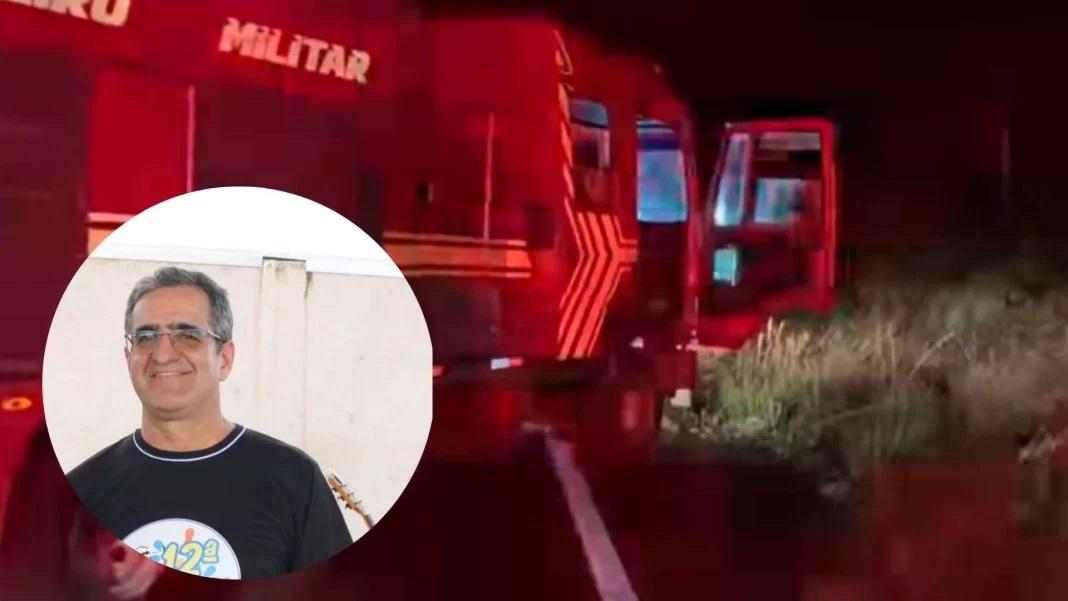 Empresário morre após atropelar animal e capotar caminhonete na BR-060