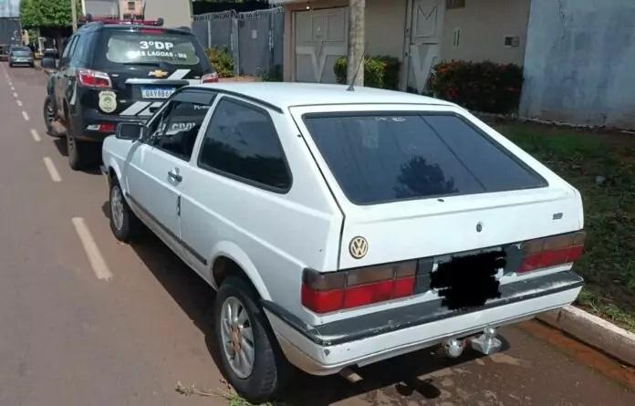 Carro furtado é recuperado pela 3°DP no Novo Aeroporto