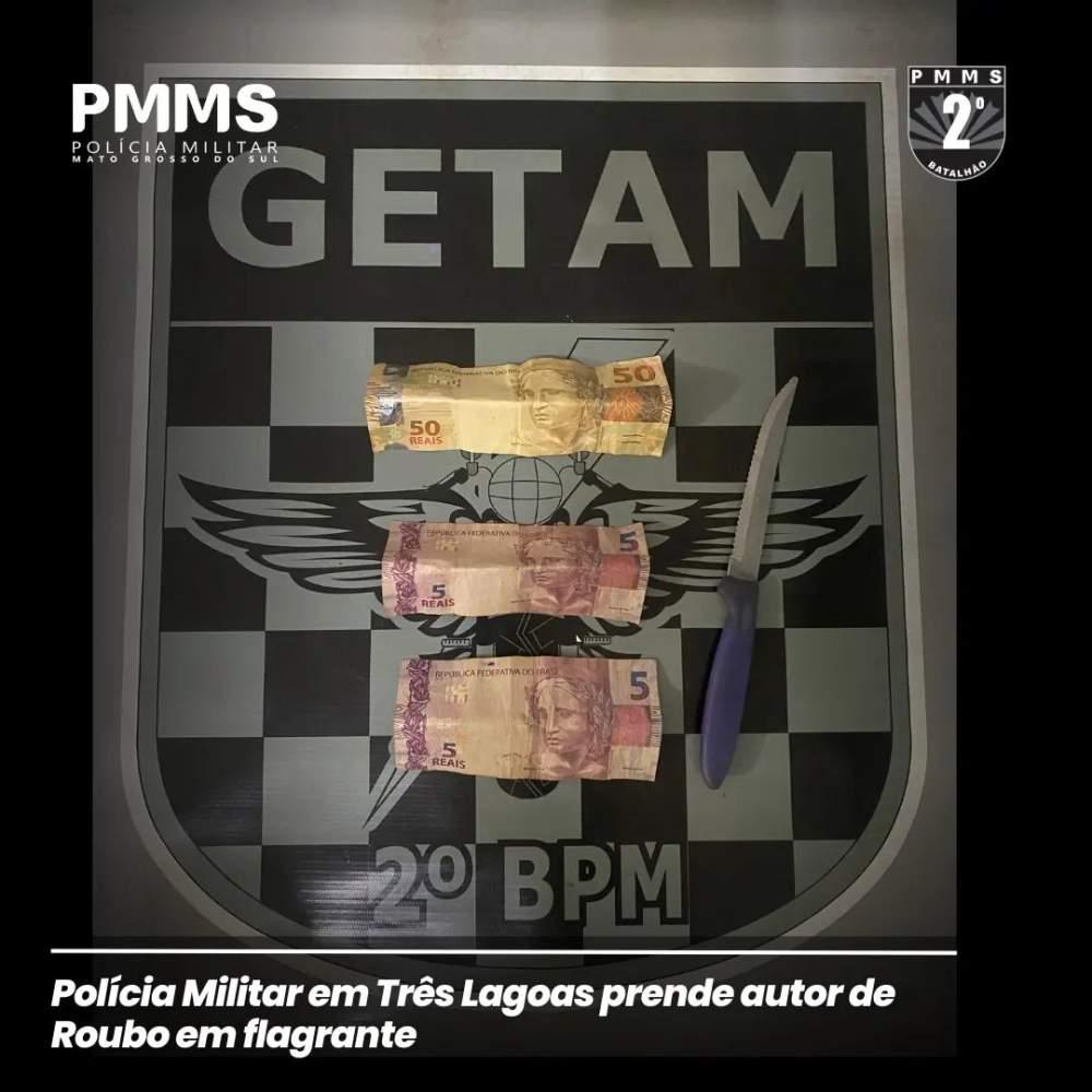 Homem é preso com faca na estação rodoviária depois de roubar jovem