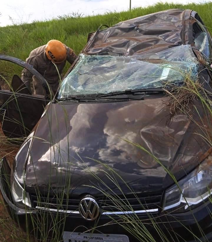 Mulher fica ferida em acidente na MS-338 entre Bataguassu e Santa Rita do Pardo