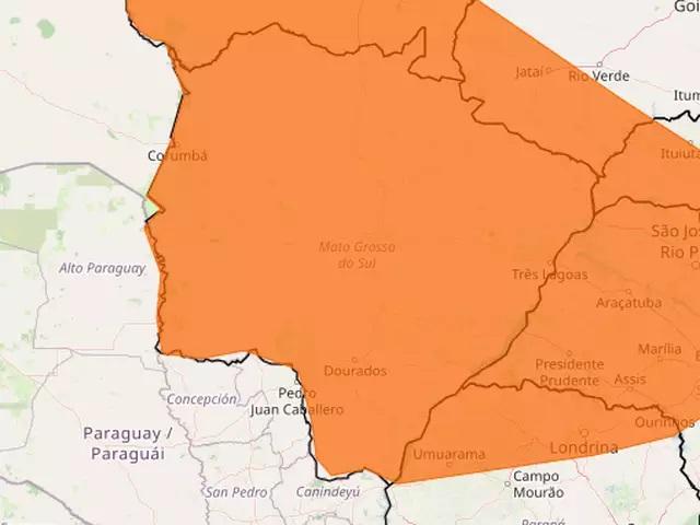 Sob onda de calor, MS abre a semana com máxima de 36 °C Sob onda de calor, MS abre a semana com máxima de 36 °C