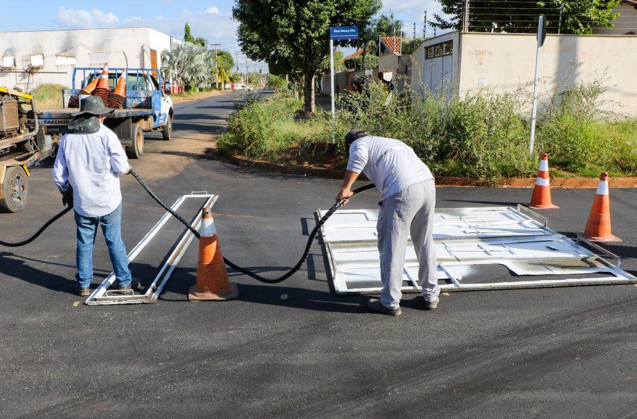 Prefeitura de Três Lagoas continua melhorando a sinalização do trânsito Prefeitura de Três Lagoas continua melhorando a sinalização do trânsito