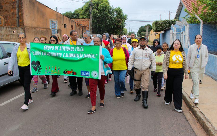 “Caminhada da Paz no Trânsito” é promovida pelo e-Multi e USF do paranapungá “Caminhada da Paz no Trânsito” é promovida pelo e-Multi e USF do paranapungá