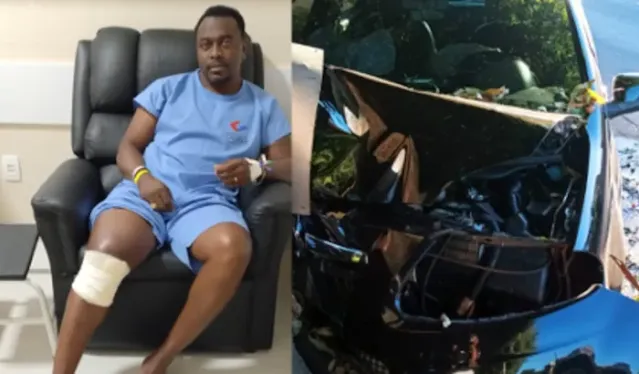 Motorista de aplicativo pede ajuda após acidente em Aquidauana-MS