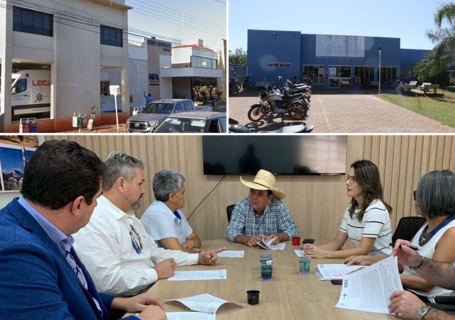 Prefeito Angelo Guerreiro e Secretária de Saúde discutem avanços no atendimento SUS com Hospital Auxiliadora Prefeito Angelo Guerreiro e Secretária de Saúde discutem avanços no atendimento SUS com Hospital Auxiliadora