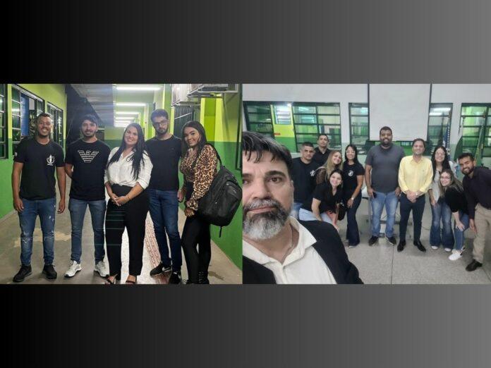 Acadêmicos do curso de Direito da AEMS realizam curricularização na Escola Dom Aquino Corrêa