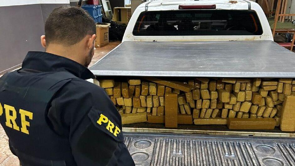 Perseguição que terminou em chácara de Campo Grande apreendeu 1 tonelada de droga 