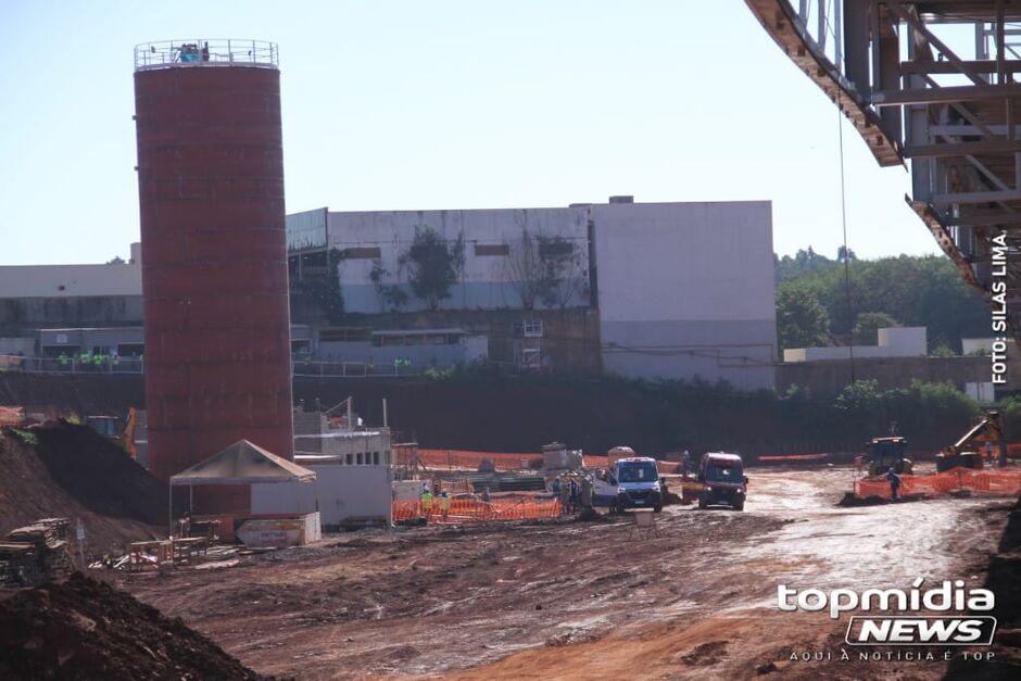 Trabalhador cai de caixa d'água e morre em grande construção no Jardim Itamaracá