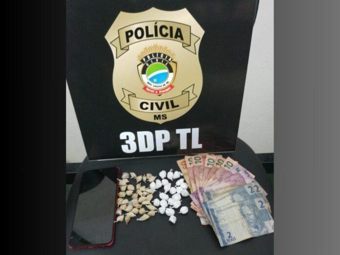Traficante é preso e boca de fumo no Jardim das Orquídeas é estourada durante ação da 3°DP