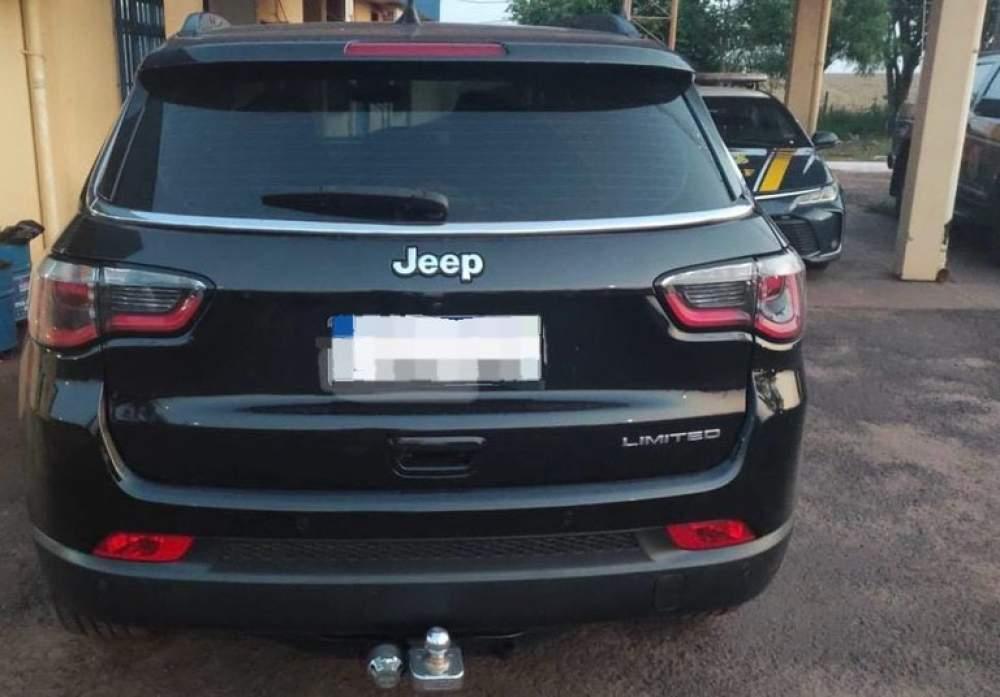 Jeep furtada em Três Lagoas é recuperada pela PRF em Nova Alvorada do Sul 