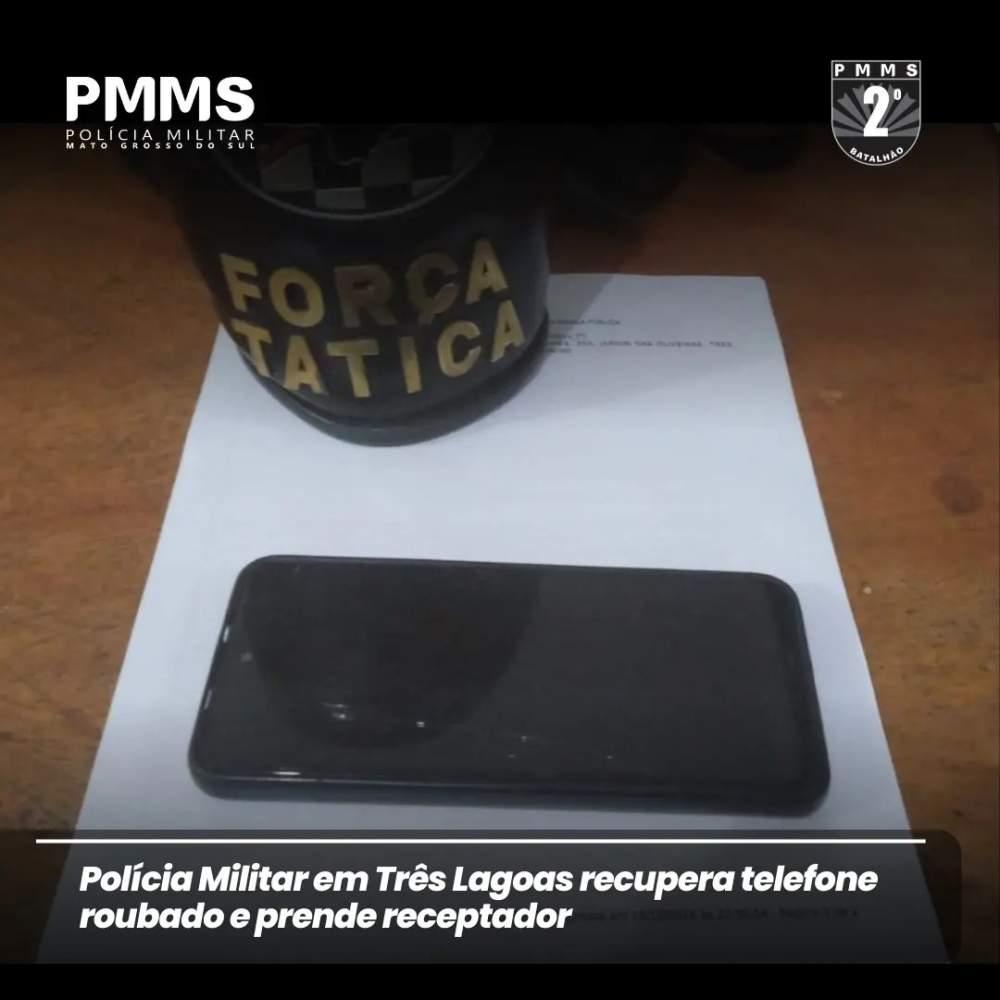 Jovem é preso com celular roubado na região da 