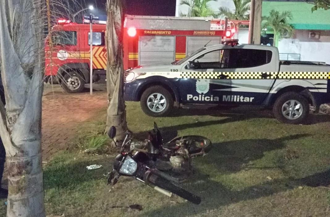 Acidente com vitima fatal na Av, 22 em Chapadão do Sul
