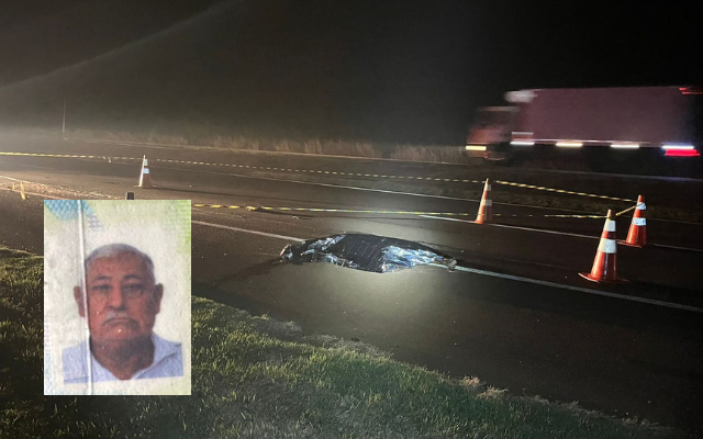 Ciclista morto atropelado por carreta teve afundamento de crânio e fraturas em Rio Brilhante