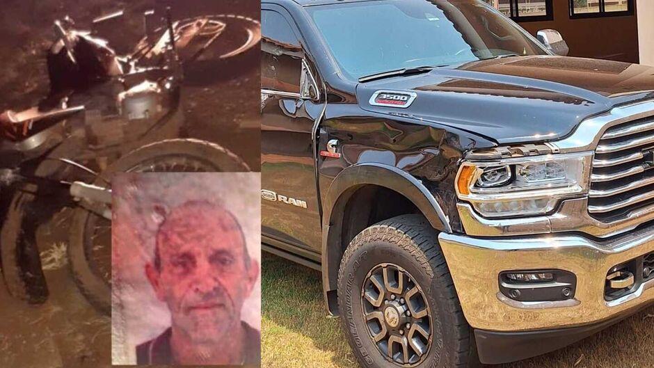 Horas após atropelar e matar motociclista, motorista é preso em Chapadão do Sul
