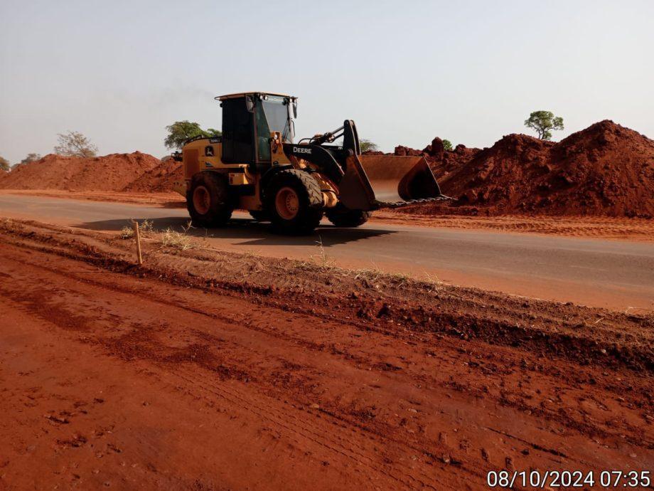 Mais um trecho da avenida de acesso ao Balneário está sendo duplicado pela Prefeitura de Três Lagoas