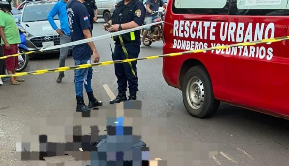 Motociclista brasileiro morre atropelado por carreta em Pedro Juan Caballero