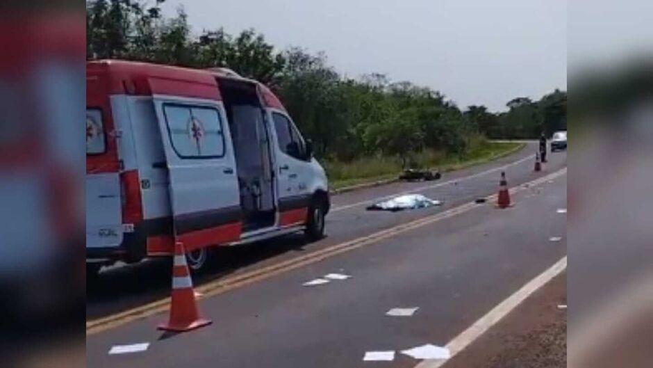 Motociclista morre após bater de frente com carro em Dourados