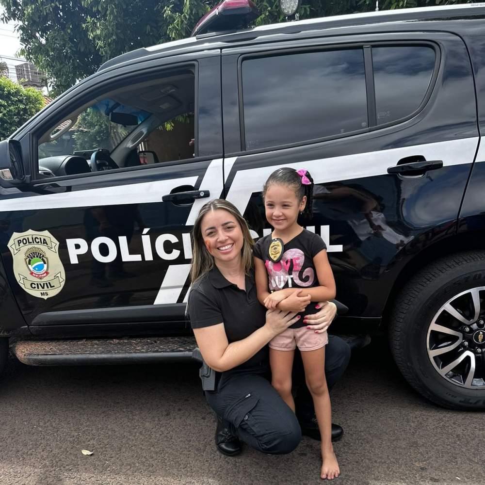 Polícia Civil de Três Lagoas participa de evento em comemoração ao Dia das Crianças no Bairro São João