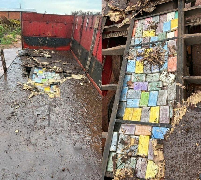 PF apreende 400 kg de cocaína em carreta carregada com sucata