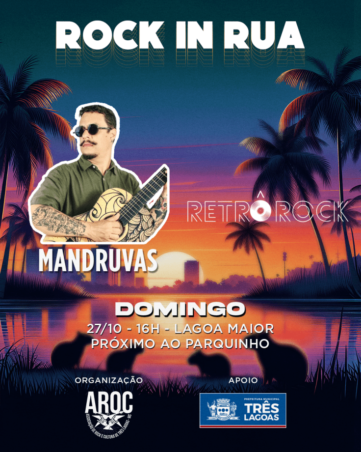 ROCK IN RUA – AROC e SEMEC promovem mais uma edição neste domingo (27)