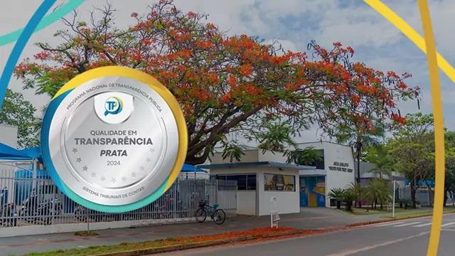 Câmara Municipal de Três Lagoas recebe medalha de prata por avanço em transparência pública