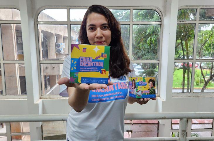Escolas estaduais se mobilizam para arrecadar brinquedos para a campanha Caixa Encantada