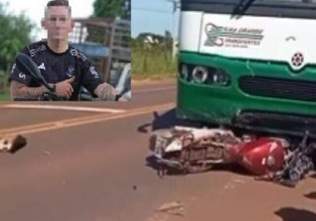 Adolescente morre em batida frontal com ônibus na BR-487, em Itaquiraí