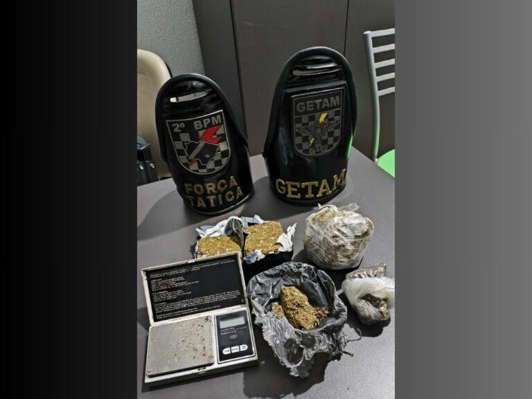 Operação conjunta prende indivíduo em flagrante por tráfico no Novo Oeste