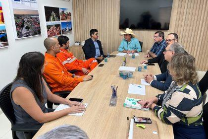 Prefeito e Presidente da Câmara recebem equipe da Petrobras para discutir retomada do Projeto UFN3